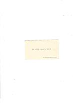 carte de visite ancienne, Verzamelen, Geboortekaartjes en Visitekaartjes, Ophalen of Verzenden, Visitekaartje