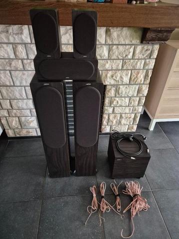 Jamo 5.1 S426 Surround Speaker Set + Subwoofer 200W beschikbaar voor biedingen