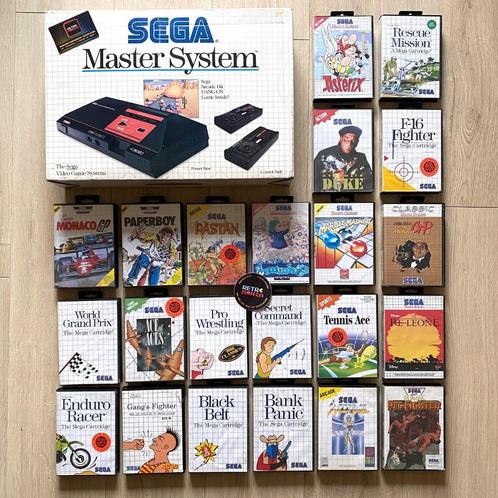 Sega Master-systeemconsole + games, Games en Spelcomputers, Games | Sega, Zo goed als nieuw, Master System, Ophalen of Verzenden