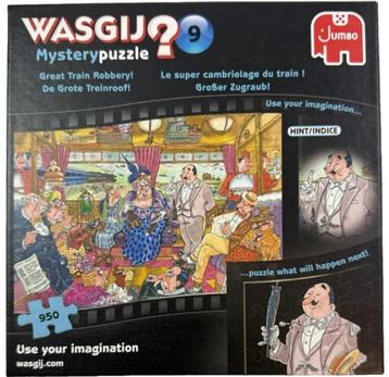 Wasgij Mystery puzzel 950 st. 9 De grote treinroof compleet beschikbaar voor biedingen