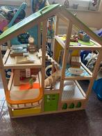 Hape poppenhuis, Kinderen en Baby's, Ophalen of Verzenden, Zo goed als nieuw, Poppenhuis