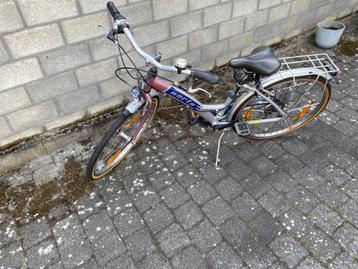 Meisjesfiets 24 duim 6 versnellingen, Fietsen en Brommers, Ophalen, Handrem, Norta, Gebruikt