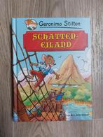 Geronimo Stilton Schatteneiland - R.L. Stevenson, Geronimo Stilton, Ophalen of Verzenden, Zo goed als nieuw