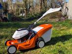 Grasmaaier Stihl met accu en lader, Tuin en Terras, Grasmaaiers, Ophalen, Cirkelmaaier, Stihl, Accu-grasmaaier