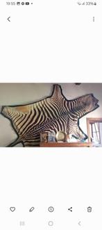 Zebrahuid, zebra vel geheel met vilt, Antiek en Kunst, Ophalen