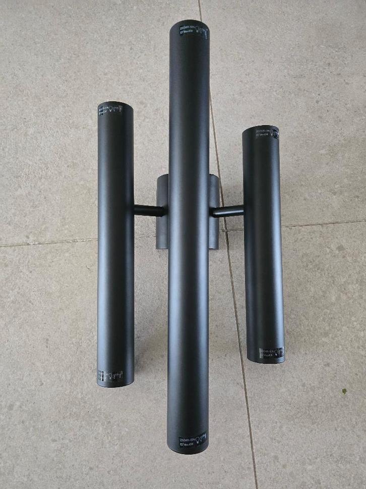 Artdeco zwarte wandlamp, Huis en Inrichting, Lampen | Wandlampen, Gebruikt, Metaal, Ophalen