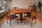 Johannes Andersen "Juliane" eetkamer set, Huis en Inrichting, Ophalen, Gebruikt, Mid-Century vintage, Vier personen