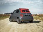 Fiat 500C 1.2i Dolcevita,Leder,Alu velgen,Parkeerhulp,Open, Autos, Argent ou Gris, Euro 6, Entreprise, Noir