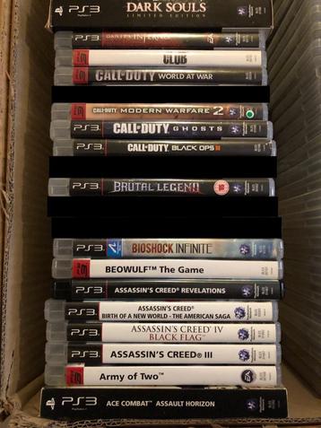 PS3 spellen beschikbaar voor biedingen