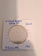 Kameroen 7500 fr 2006 geresserveerd willy, Ophalen of Verzenden