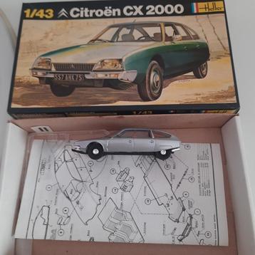 HELLER kit 1/43 GEMONTEERD: CITROEN CX2000*VINTAGE*+BONUS* beschikbaar voor biedingen