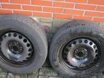 2 Stalen velgen 2 banden zijn versleten 6Jx15 ET47 5x112 195, Autos : Pièces & Accessoires, Carrosserie & Tôlerie, Enlèvement