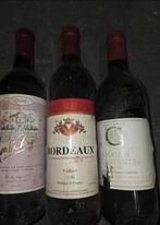 Set van 3 vintage wijnflessen, Verzamelen, Wijnen, Ophalen