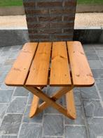 Houten plooibaar stoeltje; Klapstoel., Huis en Inrichting, Krukjes, Ophalen, Gebruikt, Hout