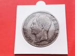België 5 frank 1850 leopold II met punt boven datum, Postzegels en Munten, Zilver, Ophalen of Verzenden, Losse munt, Zilver