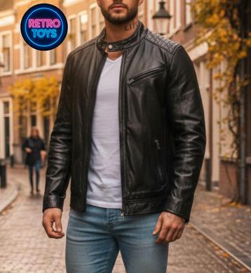 Lederen jas voor heren  beschikbaar voor biedingen