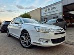 Citroën C5 2.2hdi 157.000km Exclusive *AUTOMAAT*FULL OPT!!, Euro 5, Zwart, 4 cilinders, Wit