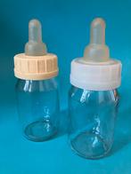 2 glazen baby flesjes 100 ml, Kinderen en Baby's, Ophalen of Verzenden, Zo goed als nieuw