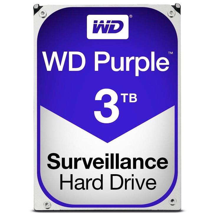 Western Digital WD Purple 3 TB HDD, Computers en Software, Harde schijven, Nieuw, Desktop, Intern, HDD, SATA, Ophalen of Verzenden