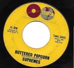 The Supremes ‎– Buttered Popcorn '' Zeldzame Popcorn ", Gebruikt, Ophalen of Verzenden, R&B en Soul, 7 inch