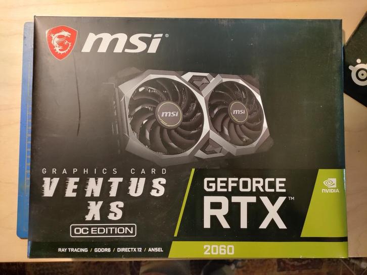 MSI GeForce RTX 2060 VENTUS GP OC 6 Go GDDR6, Computers en Software, Videokaarten, Gebruikt, Nvidia, PCI, GDDR6, HDMI, DisplayPort