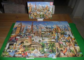 Educa puzzel "Europe Landmarks" 2000 stukjes, Enlèvement ou Envoi, Plus de 1 500 pièces, Comme neuf, Puzzle