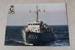 Sticker -  Belgische marine - nieuw - boot  M924, Verzamelen, Stickers, Nieuw, Overige typen, Ophalen of Verzenden