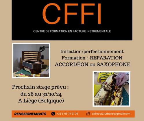 Formation à la réparation accordéon/saxophone, Services & Professionnels, Réparation & Entretien | Instruments de musique, Instruments à vent