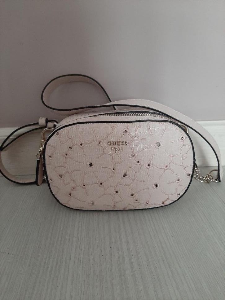 Crossbody Guess, Handtassen en Accessoires, Tassen | Damestassen, Nieuw, Schoudertasje, Roze, Ophalen of Verzenden