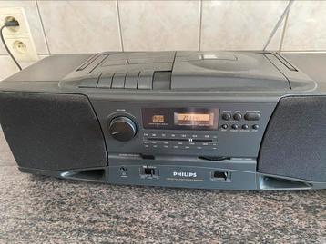 Radio, CD - cassette speler Philips, Enlèvement, Philips