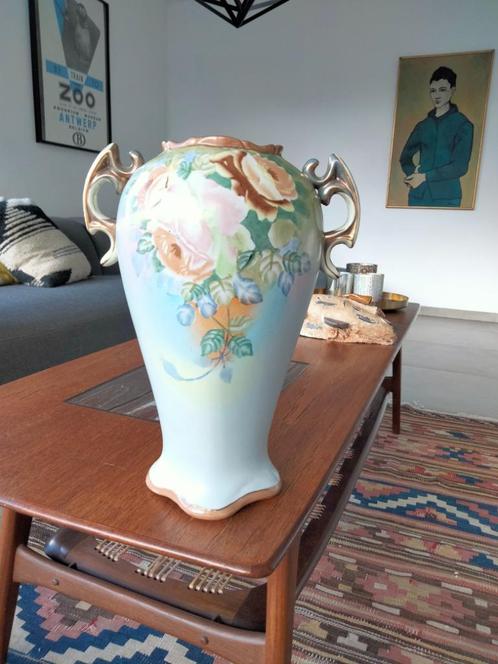 Jugendstil vaas porselein Germany Schlegelmilch, Antiquités & Art, Antiquités | Vases, Enlèvement ou Envoi