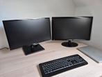 2x monitor Samsung thuiswerkstation + docking station, Computers en Software, Ophalen of Verzenden, Zo goed als nieuw, HDMI