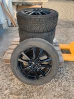 set winterbanden met zwarte velg, Auto-onderdelen, Banden en Velgen, Ophalen, 18 inch, Gebruikt, 255 mm