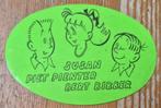 Piet Pienter en Bert Bibber oude sticker Pom, Verzamelen, Ophalen of Verzenden, Overige figuren, Zo goed als nieuw, Plaatje, Poster of Sticker