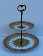 Pièce montée, etagère voor mignardises 1950s, Ophalen of Verzenden, Zo goed als nieuw, Porselein, Bord of Schaal