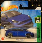 Hot Wheels Tesla Model Y - Jantes bleues / noires (scellé), Hobby & Loisirs créatifs, Matchbox, Voiture, Enlèvement ou Envoi, Neuf