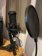 Micro Audio-Technica AT2020 avec pied et antipop, Muziek en Instrumenten, Ophalen, Zo goed als nieuw