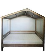 Kwalitatief kinderbed met afneembaar dak 200/90, Ophalen, 85 tot 100 cm, Zo goed als nieuw, Matras