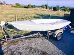 Open motorboot met baan  trailer moet weg, Ophalen, Zo goed als nieuw, Tot 6 meter, Buitenboordmotor
