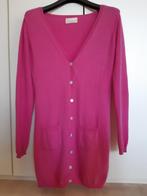 Fuchsia cashmere cardigan 'FTC' - maat 36, Kleding | Dames, Roze, Zo goed als nieuw, Maat 36 (S), Verzenden