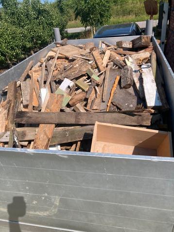 Bouw/afval hout, Enlèvement