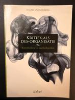 Kritiek als des-organisatie – Suzan Langenberg, Enlèvement ou Envoi, Comme neuf, Suzan Langenberg