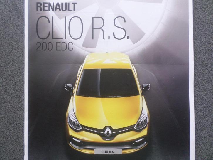 Brochure de la Renault Clio RS 200 CV, Livres, Autos | Brochures & Magazines, Renault, Enlèvement ou Envoi