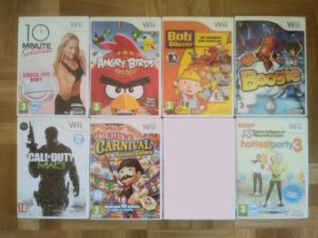 95 Wii spelletjes, games aan bodemprijzen van 2 € tot 20 € beschikbaar voor biedingen