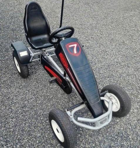 Mooie berg gocart extra sport + lampje, Kinderen en Baby's, Speelgoed | Buiten | Skelters, Zo goed als nieuw, Berg, Vrijloopautomaat