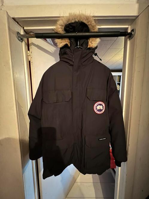 Originele Canada goose parka expedition, Kleding | Heren, Jassen | Winter, Gedragen, Maat 48/50 (M), Zwart, Ophalen of Verzenden