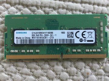 8GB ram DDR4 @2666. voor laptop/macbook