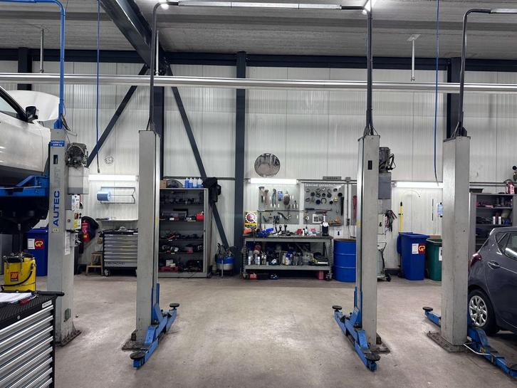 Autec 3200KG 2 koloms hefbrug drempelvrij / 2 kolommer, Auto diversen, Overige Auto diversen