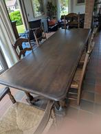 Tafel met stoelen EBENO (Franse eik), Ophalen, Gebruikt, Klassiek, Eikenhout