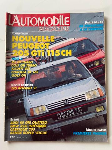 Turbo Gti Golf Peugeot 205 Gordini Ford RS R5 autres.., Enlèvement ou Envoi, Volkswagen